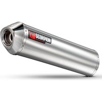 Image of Scorpion Factory Stainless Oval Exhaust - Suzuki GSXR 750 Y- K 1999 - 2005