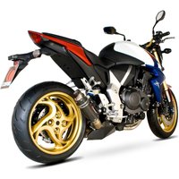 Image of HA1002CEM - Scorpion RP-1 GP Carbon Round Exhaust - Honda CB 1000 R 2008 - 2017