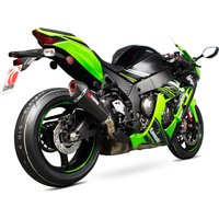 Image of RKA113CEO - Scorpion Serket Taper Carbon Oval Exhaust - Kawasaki Ninja ZX10R 2016 - 2018