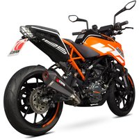 Image of RKT87CEO - Scorpion Serket Taper Carbon Exhaust - KTM Duke 125 - 2017 - 2018
