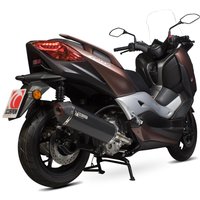 Image of RYA109BCER - Scorpion Serket Parallel Black Exhaust - Yamaha XMAX 300 2017 - 2018
