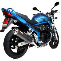 Image of ESI67CEO - Scorpion Factory Carbon Oval Exhaust - Suzuki GSF 600 Bandit/650 Bandit 2000 - 2006