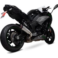 Image of PKA137SEO - Scorpion Red Power Stainless Steel Exhaust - Kawasaki Ninja 1000SX 2019 - 2020