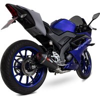 Image of RYA115SYSCEO - Scorpion Serket Taper Carbon Fibre Exhaust - Yamaha YZF R 125 2021