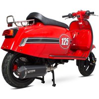 Image of RSM54BCER - Scorpion Serket Parallel Full System Black Ceramic Exhaust - Scomadi TL 125 Euro 4 2017 - 2018