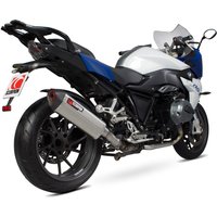 Image of RBM79SEO - Scorpion Serket Slip-On Stainless Steel Exhaust - BMW R1200 R / R1200 RS - 2015 - 2019