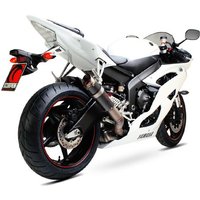 Image of YA1000CEM - Scorpion RP-1 GP Carbon Round Exhaust - Yamaha YZF 600 R6 2006 - 2017