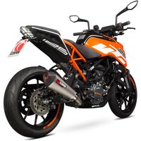 Image of RKT87TEO - Scorpion Serket Taper Titanium Exhaust - KTM Duke 125 - 2017 - 2018