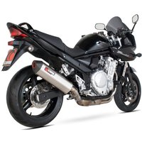 Image of RSI98SEO - Scorpion Serket Stainless Oval Exhaust - Suzuki GSF 650 Bandit 2007 - 2011