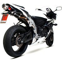 Image of HA102CEO - Scorpion Stealth Carbon Oval Exhaust - Honda CBR 600 RR 2007 - 2012