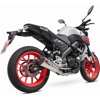 Image of RYA119SYSTEO - Scorpion Serket Taper Full System Titanium Exhaust - Yamaha MT-125 (Euro 5) 2021 - 2023