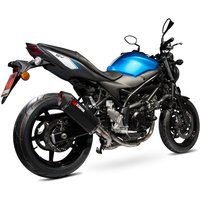 Image of RSI120CEO - Scorpion Serket Parallel Carbon Oval Exhaust - Suzuki SV 650 2016 - 2018