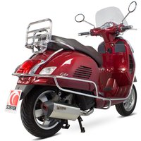 Image of RVE213SYSSEO - Scorpion Serket Parallel Full System Stainless Steel Exhaust - Vespa GTS 125 iGET 2017-2018