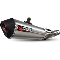 Image of RHA195SEO - Scorpion Serket Taper Stainless Steel Slip-On Exhaust - Honda CB 500 F 2019 - 2021