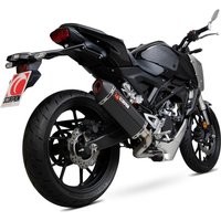 Image of RHA183SYSCEO - Scorpion Serket Parallel Carbon Fibre Exhaust - Honda CB 125 R 2018 - 2019
