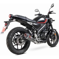Image of RYA117SYSCEO - Scorpion Serket Taper Full System Carbon Fibre Exhaust - Yamaha XSR 125 2021