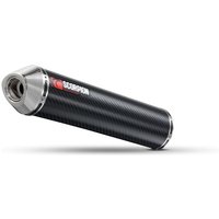 Scorpion Factory Carbon Round Exhaust - Honda VTR 1000 Firestorm 1997 - 2004
