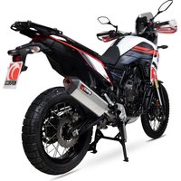 Image of RYA114SEO - Scorpion Serket Stainless Oval Exhaust - Yamaha Tenere 700 2018 - 2019