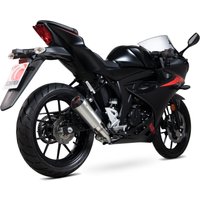 Image of PSI121SEO - Scorpion Red Power Full System Stainless Steel Exhaust - Suzuki GSX-R 125 2017 - 2020