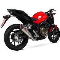 Image of RHA176TEO - Scorpion Serket Taper Titanium Exhaust - Honda CB 500 F/X - 2016 - 2018