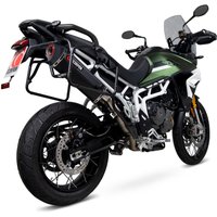 Image of RTR90BCER - Scorpion Serket Parallel Black Ceramic Exhaust - Triumph Tiger 900 2020 - 2021