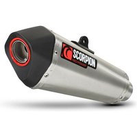 Image of RKA106SEO - Scorpion Serket Taper Stainless Oval Exhaust - Kawasaki Z1000 2014 - 2018 No Panniers