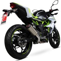 Image of PKA126TEO - Scorpion Red Power Titanium Exhaust - Kawasaki Z125 - 2018 - 2019