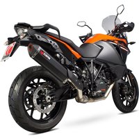 Image of RKT85BCER - Scorpion Serket Parallel Black Ceramic Exhaust - KTM 1090 Adventure 2017 - 2018