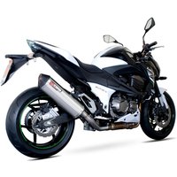 Image of RKA98SEO - Scorpion Serket Stainless Oval Exhaust - Kawasaki Z 800 2013 - 2016