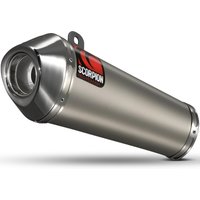 Image of Scorpion Power Cone Titanium Exhaust - Triumph Speed Triple 1050 - 2005 - 2007
