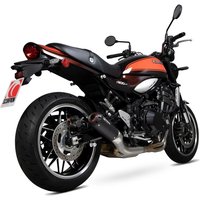 Image of PKA123BCER - Scorpion Red Power Black Ceramic Exhaust - Kawasaki Z900RS 2018 - 2019