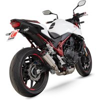 Image of PHA200SEO - Scorpion Red Power Stainless Steel Slip-On Exhaust - Honda CB750 Hornet 2023