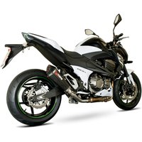 Image of RKA100CEO - Scorpion Serket Taper Carbon Oval Exhaust - Kawasaki Z800 2011 - 2016