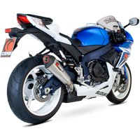 Image of RSI109SEO - Scorpion Serket Taper Stainless Oval Exhaust - Suzuki GSXR 600 K11 2011 - 2019