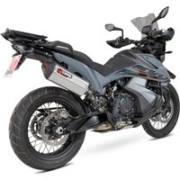 Image of RKT93SEO - Scorpion Serket Parallel Stainless Steel Slip-On Exhaust - KTM Adventure 890 / 890 R 2021 - 2022