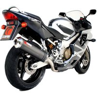 Image of EHA73CEO - Scorpion Factory Carbon Oval Exhaust - Honda CBR 600 Fi F4i 2001 - 2008