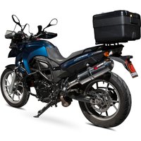 Image of EBM76SEO - Scorpion Factory Stainless Oval Exhaust - BMW F650 GS 2008 - 2012