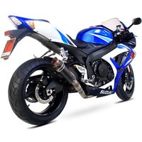 Image of SI1000CEM - Scorpion RP-1 GP Carbon Round Exhaust - Suzuki GSXR600 K6-7 2006 - 2007