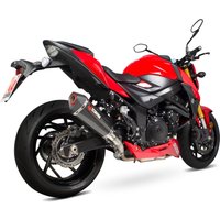 Image of RSI122CEO - Scorpion Serket Taper Carbon Oval Exhaust - Suzuki GSX-S 750 2017 - 2018