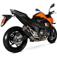 Image of RKA104CEO - Scorpion Serket Taper Carbon Oval Exhaust - Kawasaki Z800e 2013 - 2016
