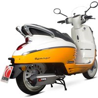 Image of RPG105SEO - Scorpion Serket Parallel Full System Stainless Steel Exhaust - Peugeot Django 125 Euro 4 2017 - 2018