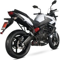 Image of RKA103CEO - Scorpion Serket Taper Carbon Fibre Exhaust - Kawasaki Versys 650 - 2007 - 2014
