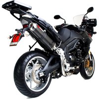 Image of ETR63CEO - Scorpion Factory Carbon Oval Exhaust - Triumph Tiger 1050 2007 - 2009