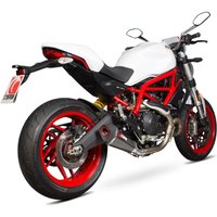 Image of RDI65CEO - Scorpion Serket Taper Carbon Fibre Exhaust (Removes Factory Catalyst) - Ducati Monster 797/797+ - 2017 - 2019