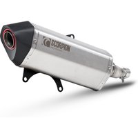 Image of RVE219SEO - Scorpion Serket Parallel Stainless Steel Half System Exhaust - Vespa GTS 125 iGET (Euro 5) 2020 - 2021