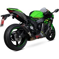 Image of PKA113BCER - Scorpion Red Power Black Ceramic Exhaust - Kawasaki ZX-10R 2016 - 2019