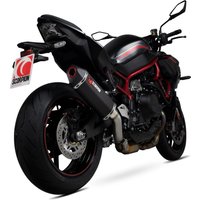 Image of RKA135BCER - Scorpion Serket Taper Black Ceramic Slip-On Exhaust - Kawasaki Z H2 2020