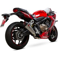 Image of RHA190SYSTEO - Scorpion Serket Taper Satin Titanium Exhaust - Honda CBR650R 2019 - 2020