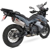 Image of RKT93TEO - Scorpion Serket Parallel Titanium Slip-On Exhaust - KTM Adventure 890 / 890 R 2021 - 2022