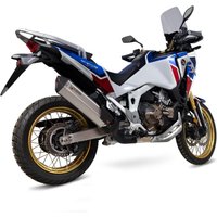 Image of RHA194SEO - Scorpion Serket Parallel Stainless Steel Exhaust - Honda CRF 1100 Africa Twin 2019 - 2021